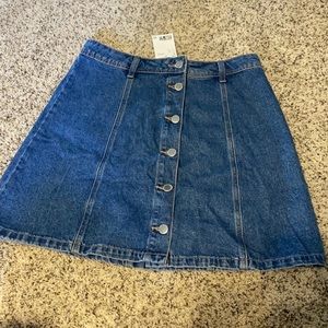 new with tag jean skirt